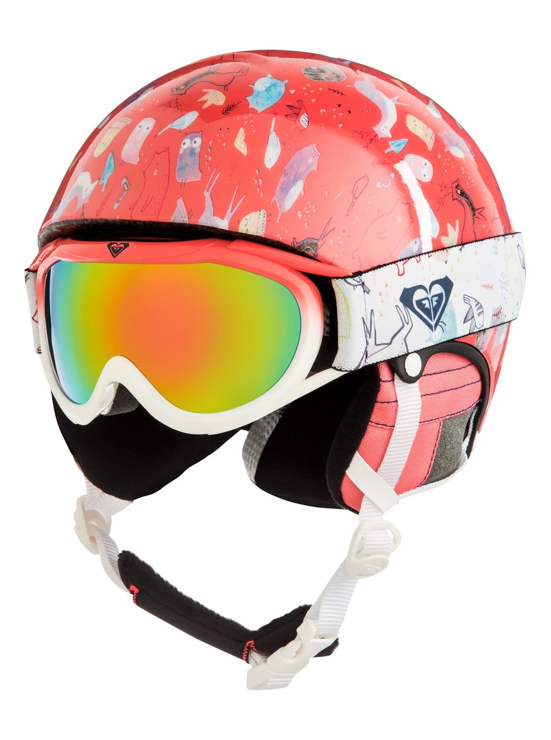 Chica con gafas de sol y casco de esquí fotografías e imágenes de